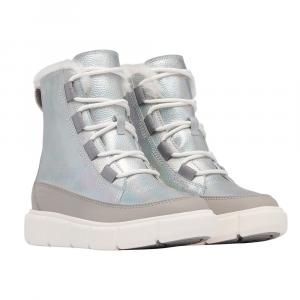 Зимние ботинки Sorel Explorer III на шнуровке (для девочек), Pure Silver/Chrome Grey