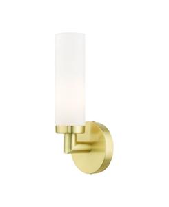 Настенный светильник Aero 1 Light Single Sconce Livex, цвет gold-tone
