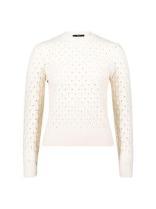 Ажурный свитер цвета яичного крема Zero