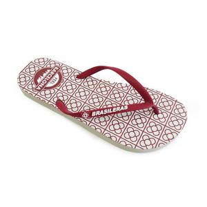 Шлепанцы Brasileras, цвет karminrot/karminrot
