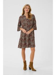 Короткое платье Emmiy Cream, цвет hellbraun/schwarz