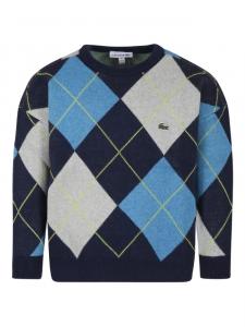 Lacoste Kids джемпер с вышитым логотипом, синий