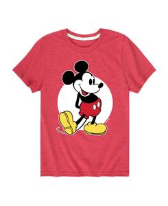 Детская футболка для мальчиков с изображением Микки Мауса от Disney Hybrid, Red