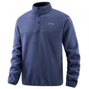 Свитшот Unisex Stand Collar Moderate Regular Jeep, темно-синий