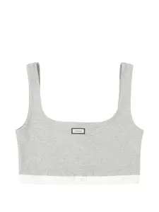 Бюстгальтер в рубчик Entire Studios, серый