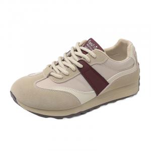 TONYBEAR Женские дышащие устойчивые к истиранию низкие кроссовки для бега Khaki Red, цвет Khaki Red