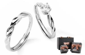 XXOFF Кольцо из стерлингового серебра 925 пробы Unisex