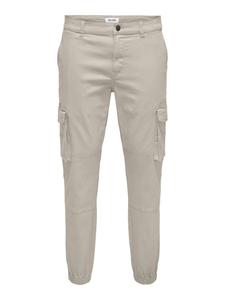Брюки-карго ONLY and SONS ONSCARTER LIFE CARGO CUFF 0013 PANT NOOS, бежевый