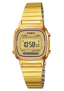 CASIO Цифровые часы в золотом цвете