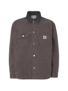 Carhartt WIP Рубашка на пуговицах Regular fit 'Mitch' в цвете Basalt Grey