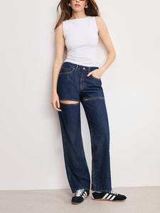 Хорошие свободные джинсы 90-х Good American, индиго