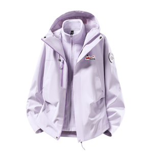 Водонепроницаемая, ветронепроницаемая, устойчивая к истиранию, термостойкая, быстросохнущая, легкая, холодостойкая WARRIOR, розовый фиолетовый (diy badge)