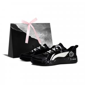 Кроссовки для скейтбординга мужские низкие с шипами, устойчивые к истиранию и дышащие LINING, черный белый