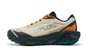 QIAODAN Амортизация, баланс и отскок Низкие трейловые беговые кроссовки мужские Original White Swallowtail Blue, цвет Original White Swallowtail Blue