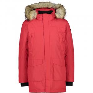 Куртка мужская парка с фиксированным капюшоном Cmp, цвет blood