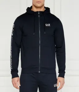 Толстовка regular fit Ea7, темно-синий