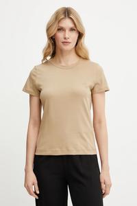 Хлопковая футболка langue Marella, зеленый