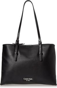 Женская сумка-тоут Calvin Klein Penny с тремя отделениями, Black/Silver