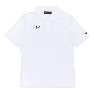 Рубашка поло causual sports training ventilate polo male 'white' Under Armour, белый