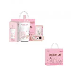 Коллаборация Hello Kitty термостакан 630 мл Sanrio, Piano Water Cup+Abdominal Heating Belt[App Version]