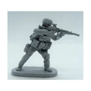 Спецназ США с SAW (Стрельба), Historical Miniatures (1:48) (Honourable Lead Boiler Suit)