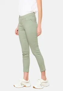 Джинсы зауженного кроя с застежкой-молнией Lolaliza, Khaki Faded