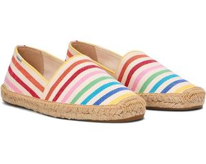 Туфли на плоской подошве Soludos Original Espadrille, цвет Rainbow