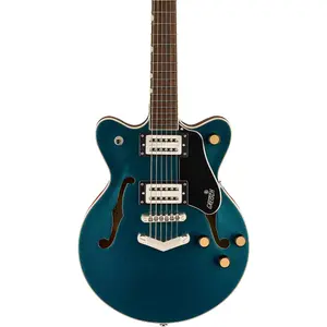 Электрогитара Gretsch Guitars G2655 Streamliner Center Block Jr. с двойным вырезом и V-Stoptail, Midnight Sapphire