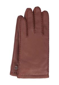 Женские кожаные перчатки без пальцев Millie с эмблемой Otto Kessler, цвет Tobacco
