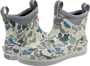 Женские водонепроницаемые ботинки Buoy Boots для палубы и дождя, White Duck Camo