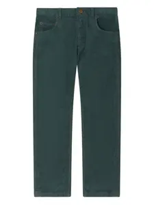 Вельветовые брюки Jagger с карманами Bonpoint, зеленый