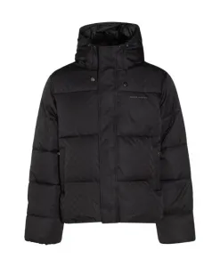 Черная нейлоновая пуховая куртка Daily Paper, черный