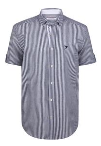 Рубашка на пуговицах классического кроя Felix Hardy, цвет Navy/White