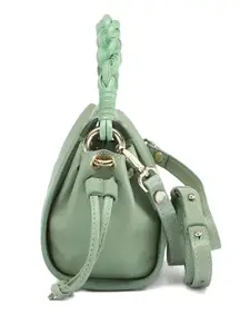 Кожаная сумка на плечо Nolita Officine Creative, зеленый