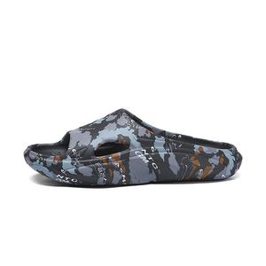 NANJIREN EVA бесшумные, устойчивые к запахам и истиранию амортизирующие слайдеры мужские - черный оранжевый, цвет Black Orange