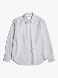 Хлопковая рубашка с длинным рукавом и воротником Norse Projects