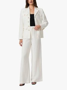 Широкие брюки Greyson из льняной смеси PAIGE, White