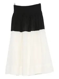 Юбка миди в двух тонах Sea, черный