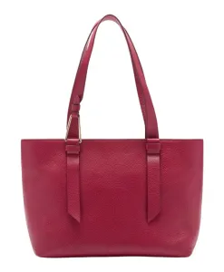 Кожаная сумка «Сангрия» Coccinelle, красный