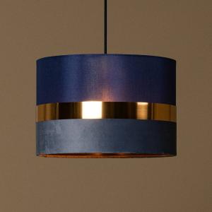 Подвесной светильник Lucide Tusse, лен - синий