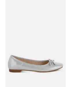 Женские балетки Agshin Metallic Rag & Co, серебро