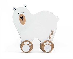 Лулаби, белый медведь, который тянет Пуппила Lulaby