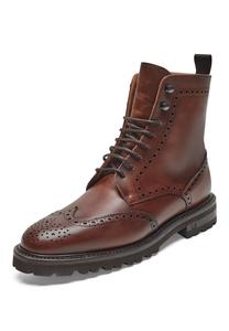 Ботильоны на шнуровке Henry Stevens Bonnie, коричневый