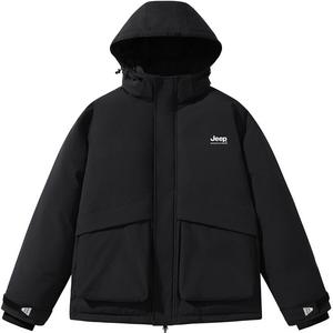 Пуховик унисекс Jeep, черный