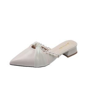 WUJI Женские сандалии с закрытым носком, устойчивые к истиранию и запаху, бежевые