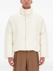 Куртка с воротником-воронкой Ami Paris, нейтральный