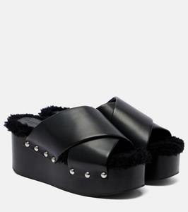 Кожаные сандалии Le Monde Béryl, Black/Black