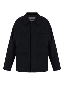 Куртка свободного кроя с двумя карманами Jil Sander, черный