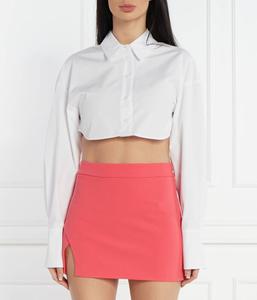 Рубашка женская Patrizia Pepe короткая хлопковая, белый