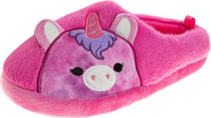 Тапочки Squishmallows для детей и взрослых, девочек, домашние тапочки с Камом, кошкой, единорогом, Фифи, лисой, женские уютные мягкие домашние тапочки (маленькие дети, большие дети, взрослые), Lola Unicorn